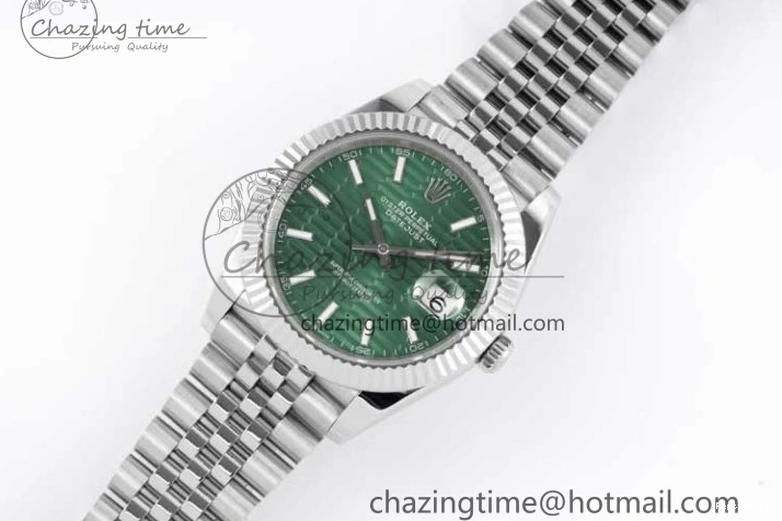 1231 Contemporary DateJust 41mm 126334 DIWF 1:1 Best Edition 904L Steel Green Fluted Dial on Jubilee Bracelet SA 2308